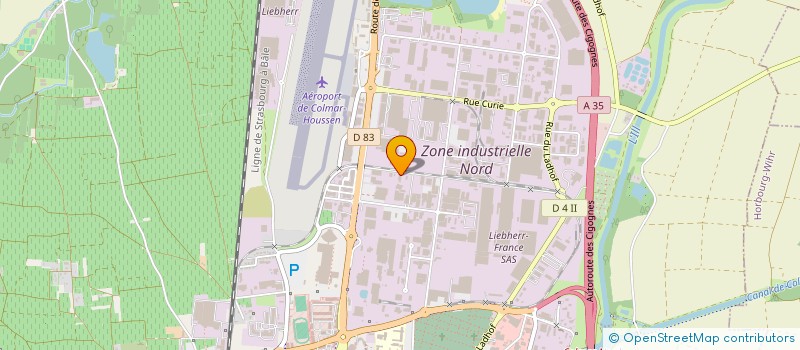 localisation de l'entreprise ALSACE TACHO CONTROLE  COLMAR