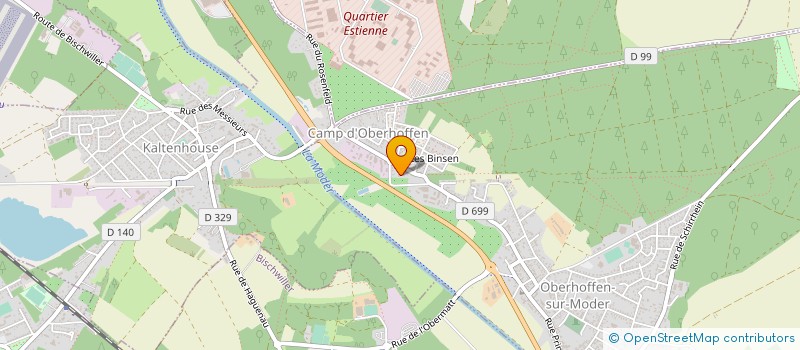 localisation de l'entreprise ALSACE TECH SERVICES  OBERHOFFEN-SUR-MODER