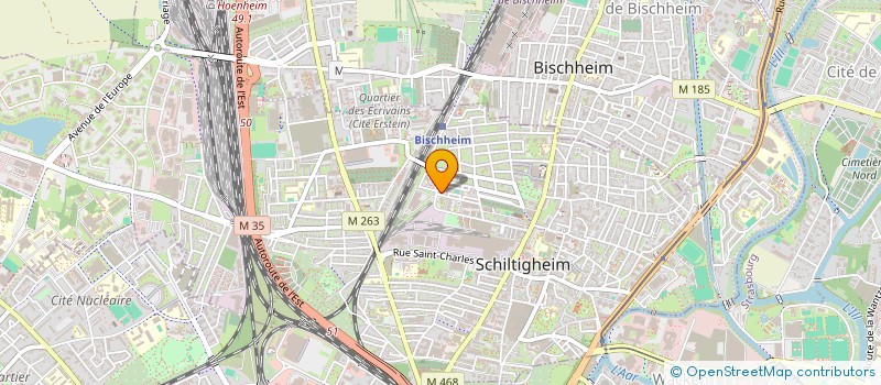 localisation de l'entreprise ALSACE TELECOM à STRASBOURG