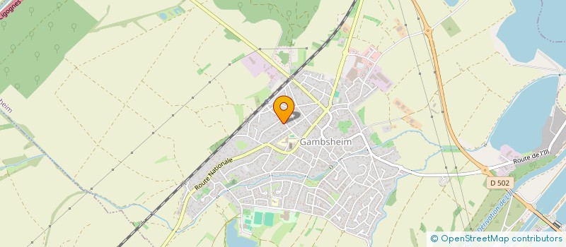 localisation de l'entreprise ALSACE TEMPORAIRE SERVICES à GAMBSHEIM