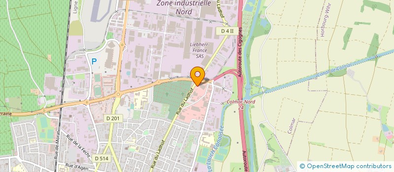 localisation de l'entreprise ALSACE VAISSELLE  COLMAR