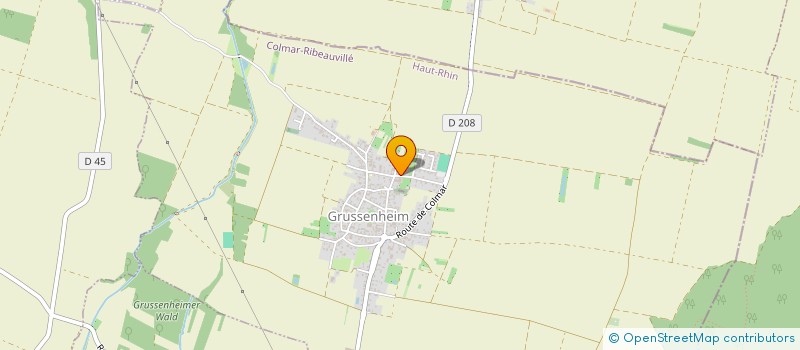 localisation de l'entreprise ALSACE VANILLE ET EPICES  GRUSSENHEIM