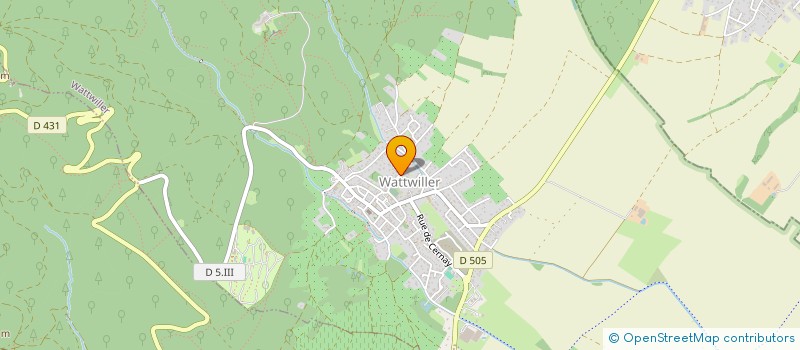 localisation de l'entreprise ALSACE VOLET SERVICE  WATTWILLER