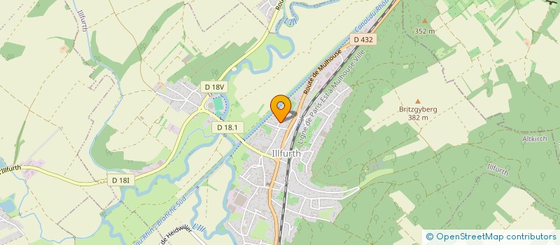 localisation de l'entreprise ALSACE VOLETS REPARATIONS à ILLFURTH