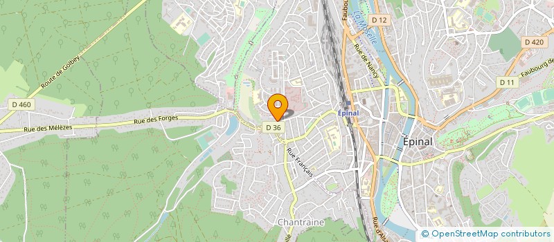 localisation de l'entreprise ALSACE VOSGES PROTECTION à EPINAL