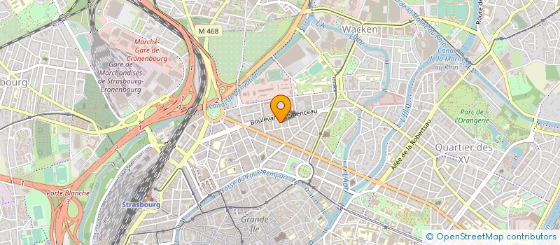 localisation de l'entreprise ALSACE67 MULTI-SERVICES à STRASBOURG
