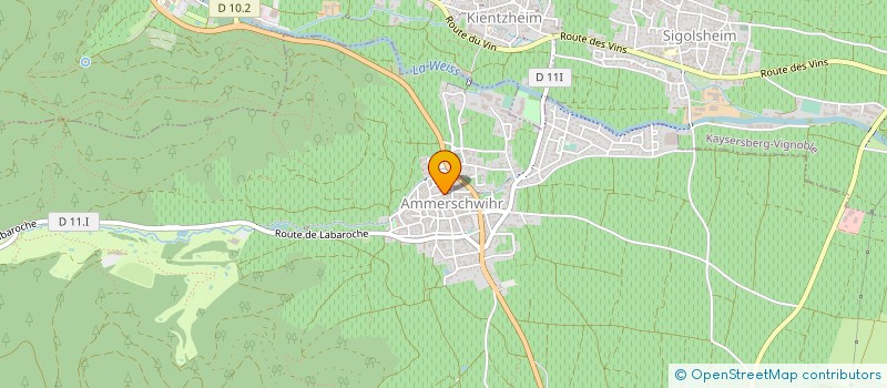 localisation de l'entreprise ALSACENEKO  LABAROCHE