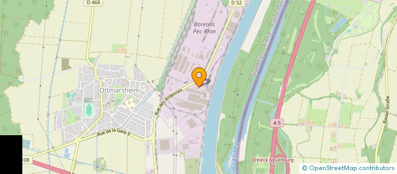 localisation de l'entreprise ALSACETEAM  OTTMARSHEIM