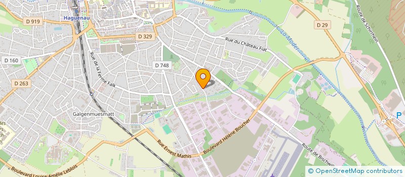 localisation de l'entreprise ALSACEVENT  HAGUENAU