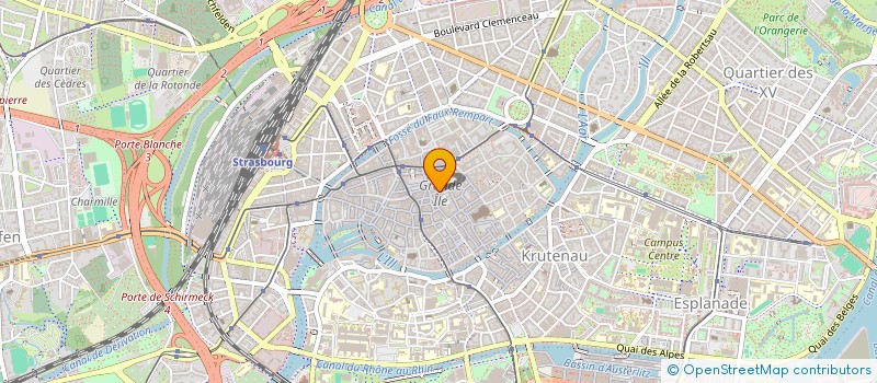 localisation de l'entreprise ALSACIENNE DE GARANTIE à STRASBOURG