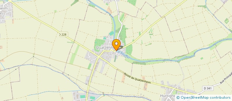 localisation de l'entreprise ALSACIENNE DE METALLERIE à FURDENHEIM
