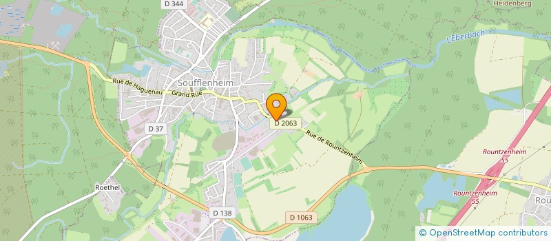 localisation de l'entreprise ALSACIENNE DE PRODUITS REFRACTAIRES à SOUFFLENHEIM