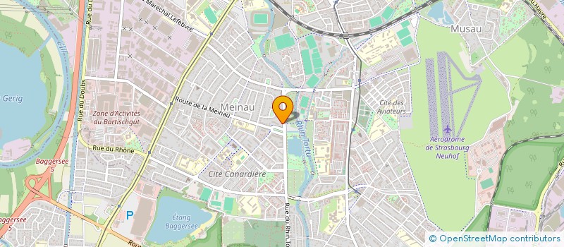 localisation de l'entreprise ALSACIENNE DE PROPRETE à STRASBOURG