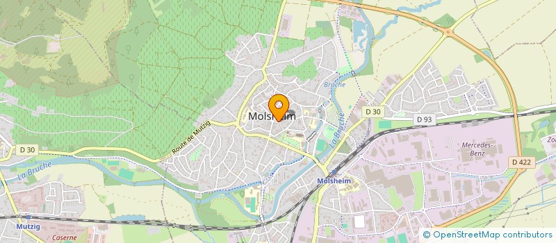 localisation de l'entreprise ALSACOMM  MOLSHEIM