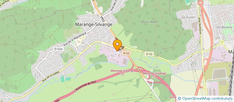 localisation de l'entreprise ALSADI  MARANGE-SILVANGE