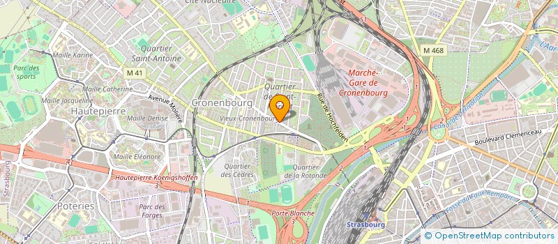 localisation de l'entreprise ALSADIGITAL à STRASBOURG