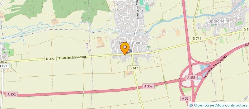 localisation de l'entreprise ALSADJIB SAS  DUTTLENHEIM