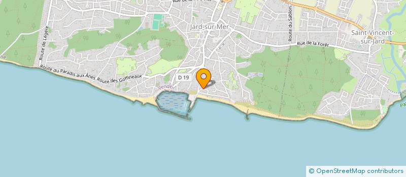 localisation de l'entreprise ALSAFLAG à JARD-SUR-MER