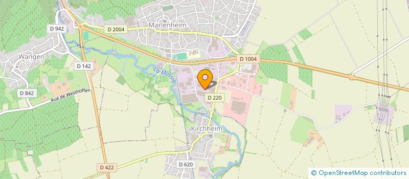 localisation de l'entreprise ALSAFLOORING à MARLENHEIM