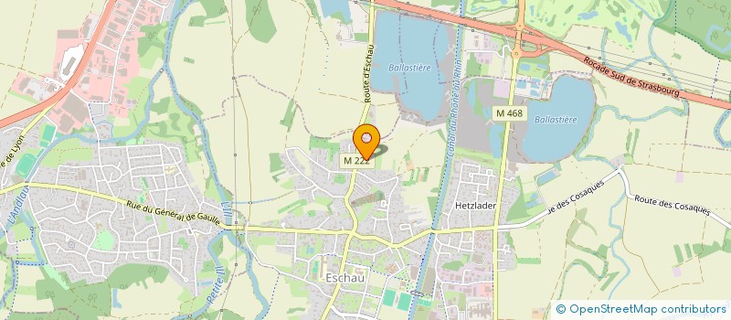 localisation de l'entreprise ALSAFLORA  ESCHAU