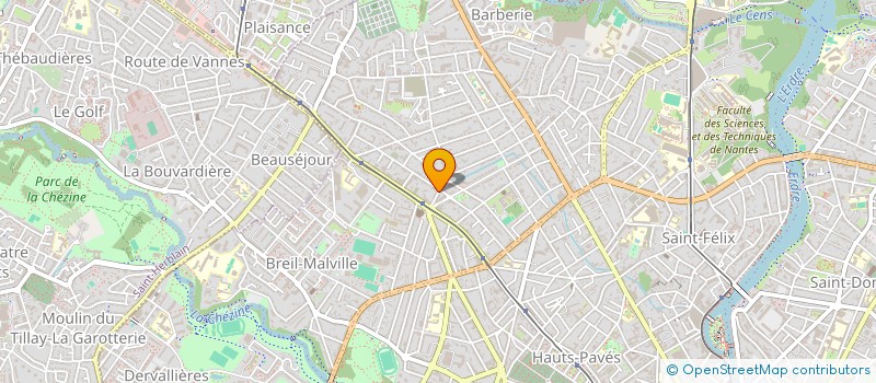 localisation de l'entreprise ALSAFRANCE à NANTES