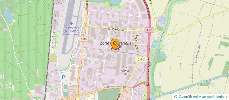 localisation de l'entreprise ALSAGRAINS  COLMAR