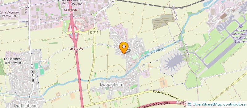 localisation de l'entreprise ALSAHACK  DUPPIGHEIM