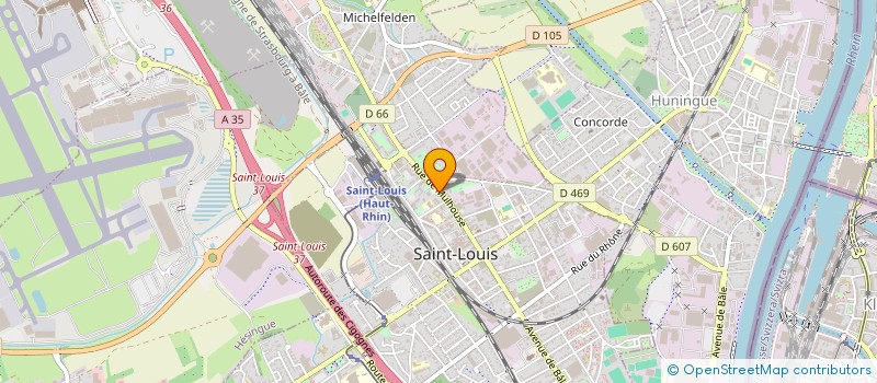 localisation de l'entreprise ALSALOR  SAINT-LOUIS