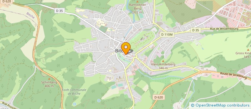 localisation de l'entreprise ALSALOR OPTIQUE à BITCHE