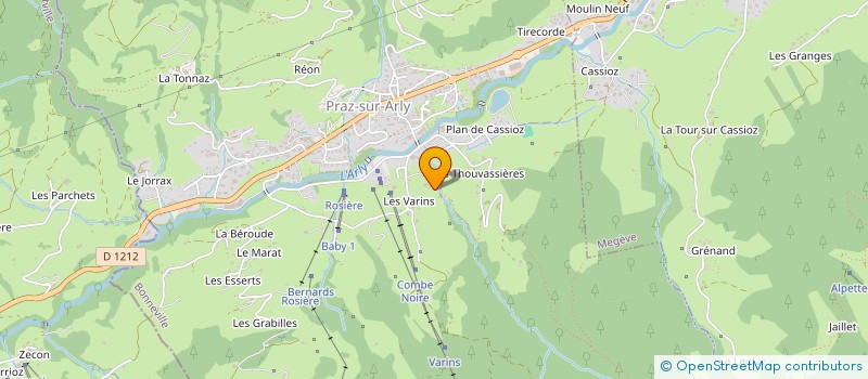 localisation de l'entreprise ALSAMA  PRAZ-SUR-ARLY