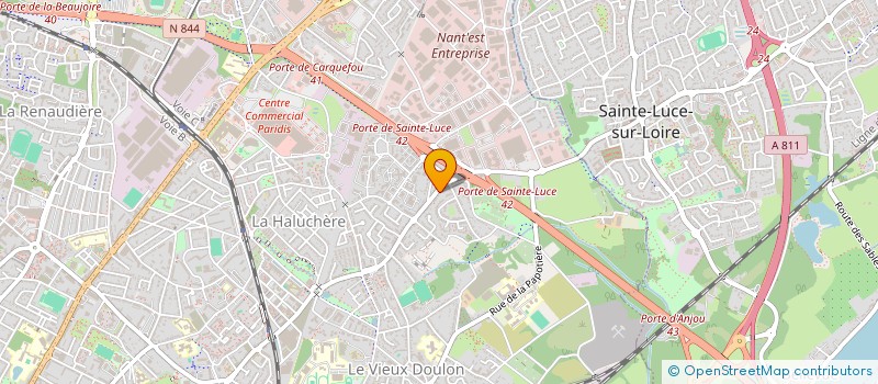 localisation de l'entreprise ALSAMBRE à NANTES