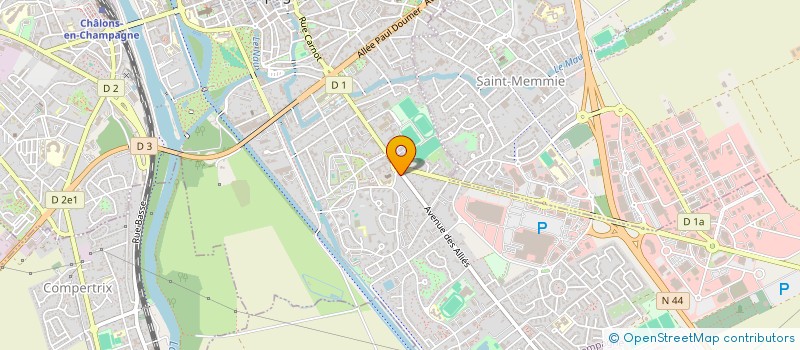 localisation de l'entreprise ALSAN  CHALONS-EN-CHAMPAGNE