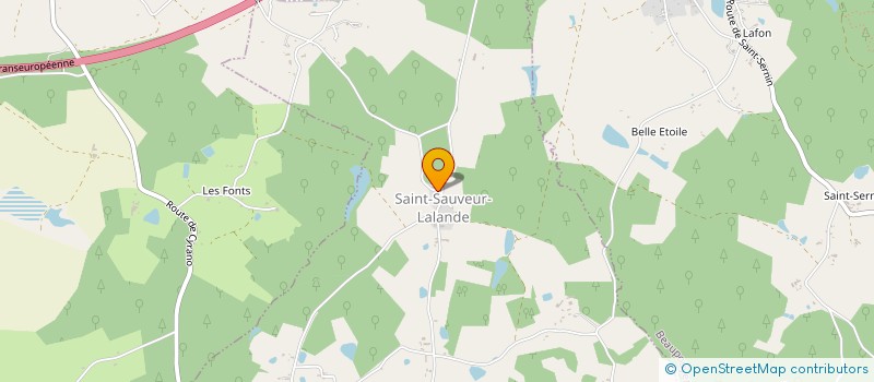 localisation de l'entreprise ALSAN  SAINT-SAUVEUR-LALANDE