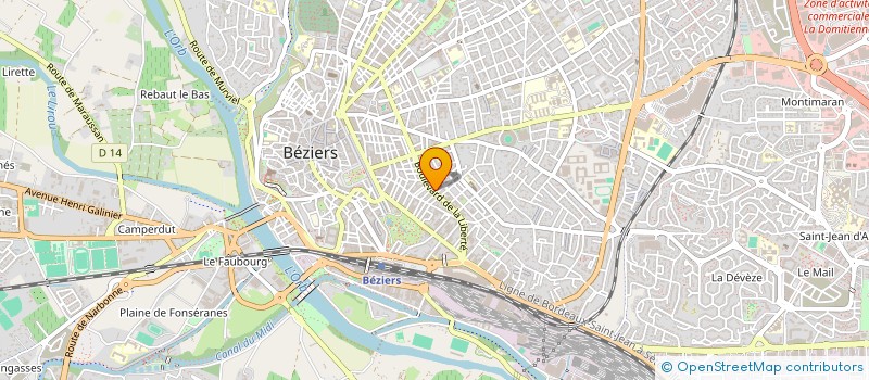 localisation de l'entreprise ALSAP  BEZIERS