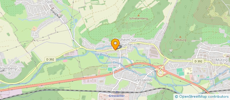 localisation de l'entreprise ALSAPAN à DINSHEIM-SUR-BRUCHE