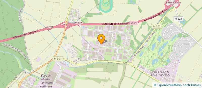 localisation de l'entreprise ALSAPEINT  HRDT