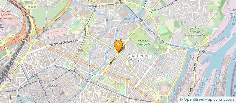 localisation de l'entreprise ALSAPERF à STRASBOURG