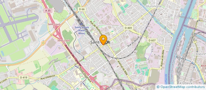 localisation de l'entreprise ALSAPROMO à SAINT-LOUIS