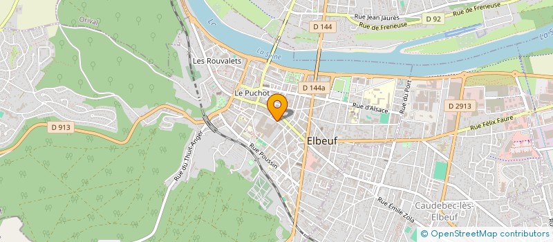 localisation de l'entreprise ALSAR LOG  ELBEUF