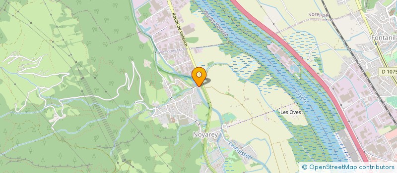 localisation de l'entreprise ALSAS à NOYAREY