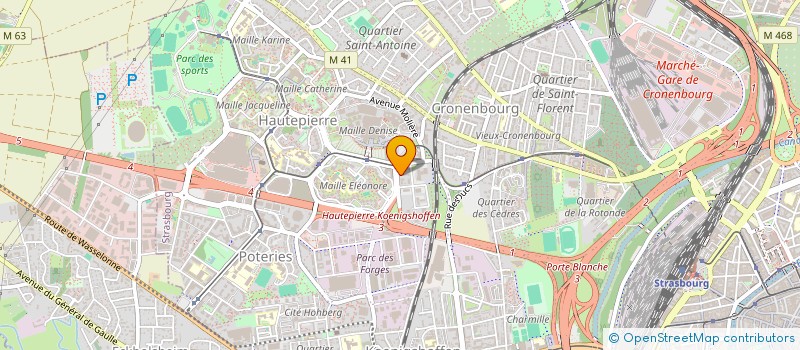 localisation de l'entreprise ALSASCO à STRASBOURG