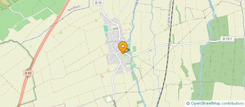 localisation de l'entreprise ALSASOLAR  GUNDOLSHEIM