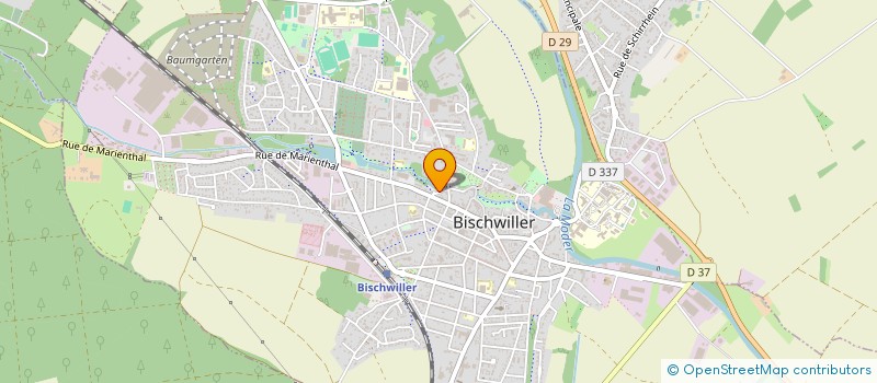 localisation de l'entreprise ALSASONIC SAS  BISCHWILLER