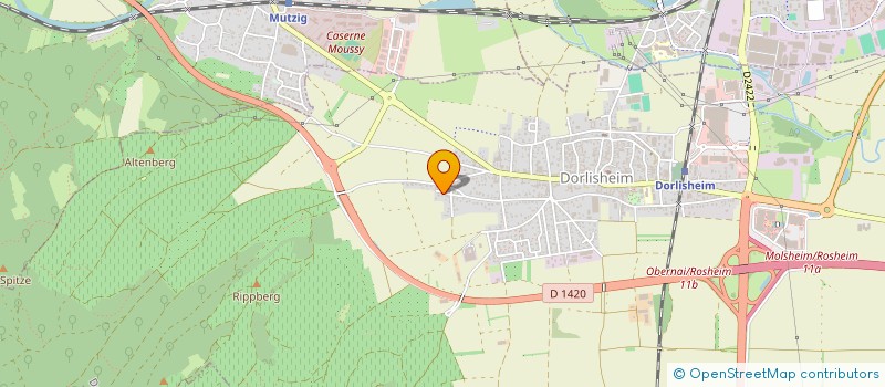 localisation de l'entreprise ALSATHERM  DORLISHEIM