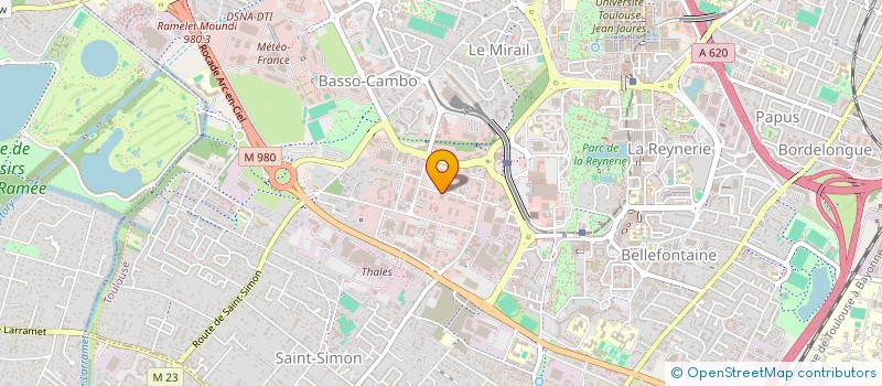 localisation de l'entreprise ALSATIS à TOULOUSE