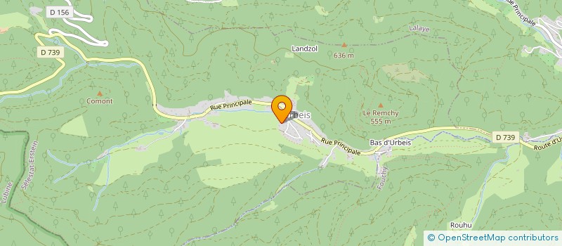 localisation de l'entreprise ALSATRAD  URBEIS