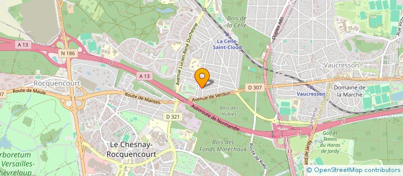 localisation de l'entreprise ALSBRIT  LA CELLE-SAINT-CLOUD