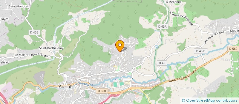 localisation de l'entreprise ALSCI  AURIOL