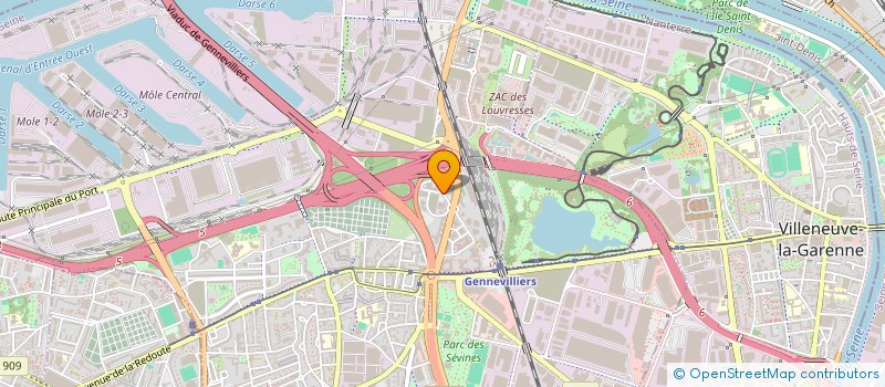 localisation de l'entreprise ALSEA à GENNEVILLIERS