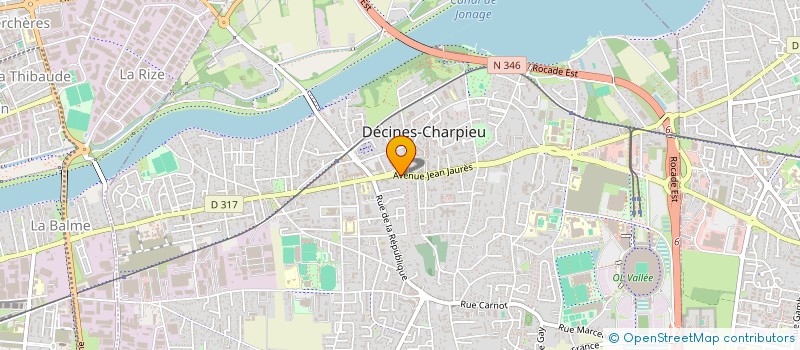 localisation de l'entreprise ALSEA ENERGIE à DECINES-CHARPIEU